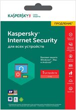 Kaspersky Internet Security для всех устройств. Продление (5 устройств, 1 год)